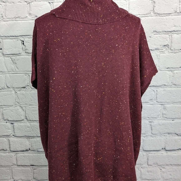 Talbots womens size s/m side button turtle neck sweater stretch knit popover b8 - Picture 10 of 10